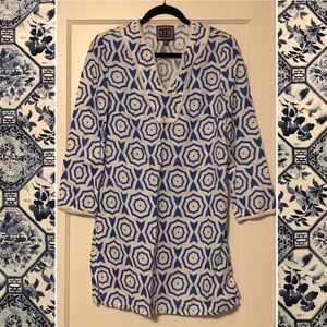 Sail to Sable Geometric Tunic Dress - EEUC - XS